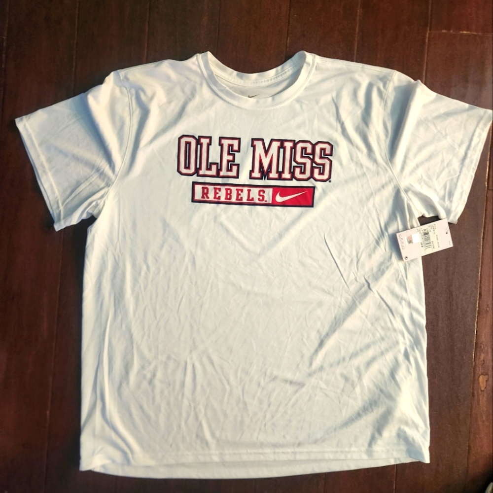 Nike White Ole Miss Rebels Dri•Fit NWT